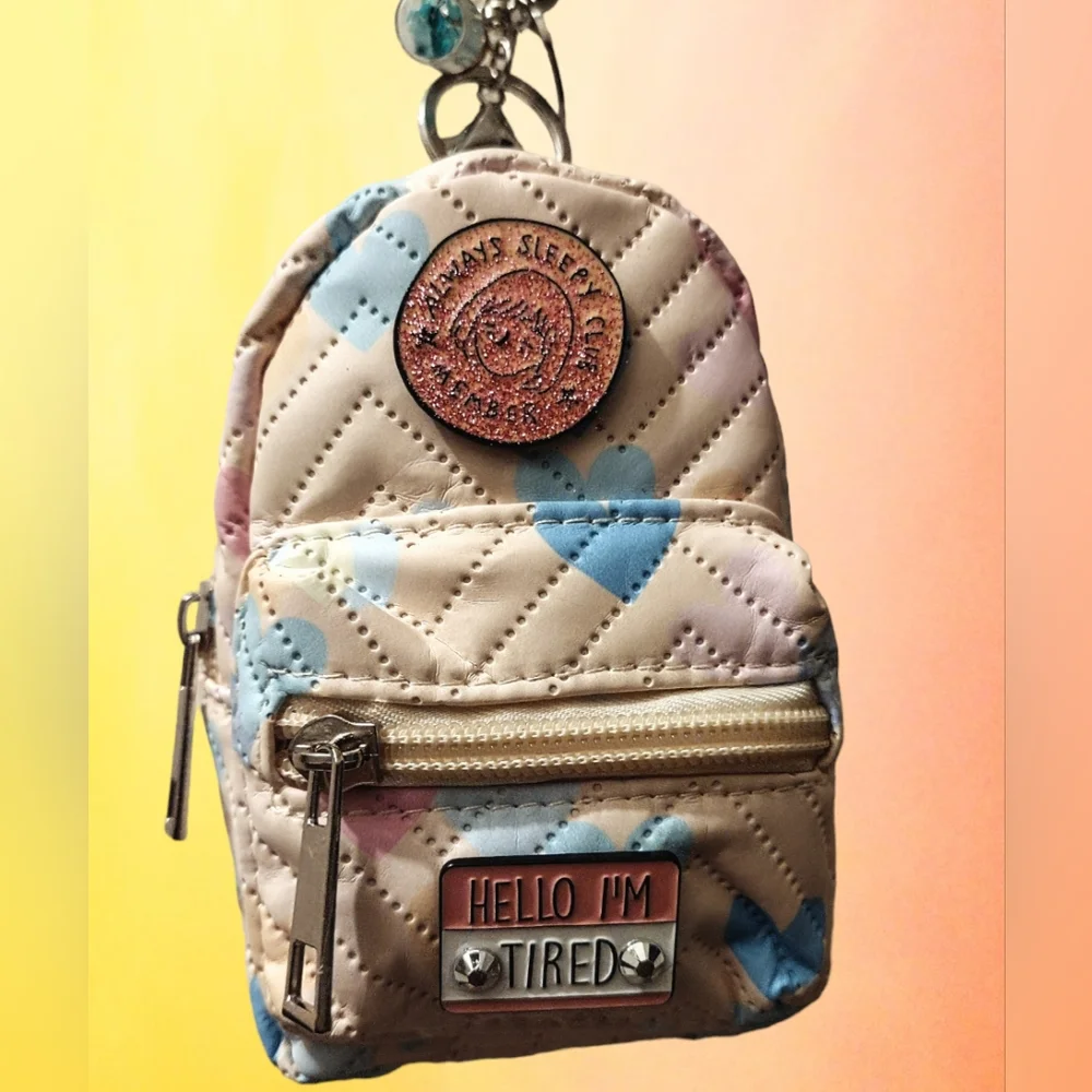 Mini Book Bag Key Chain - Picture 2 of 13